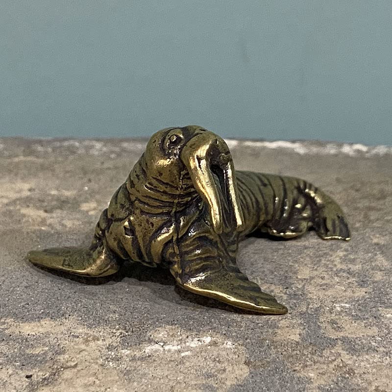 クリエイティブなパーソナライズされたセイウチ銅装飾かわいいティー